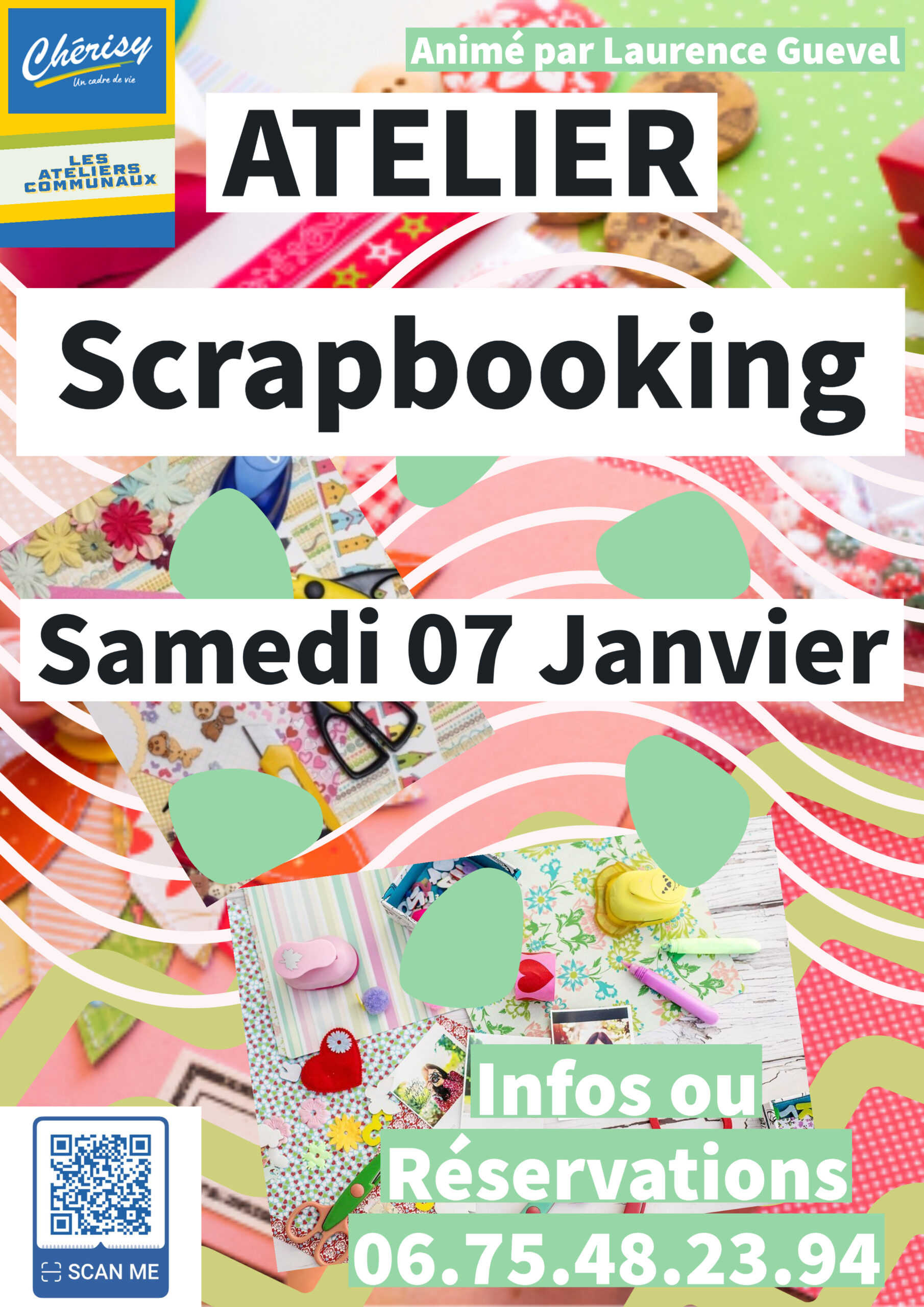 Atelier Scrapbooking – Chérisy, un cadre de vie – Eure et Loir (28)